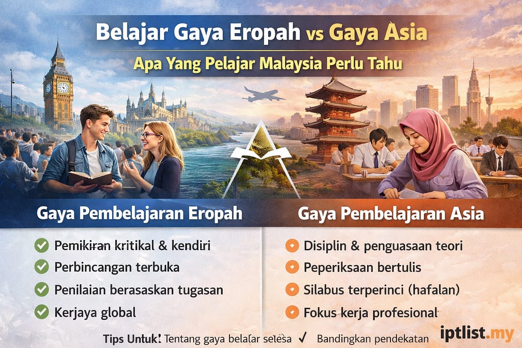 Gaya Pembelajaran Eropah vs Gaya Asia