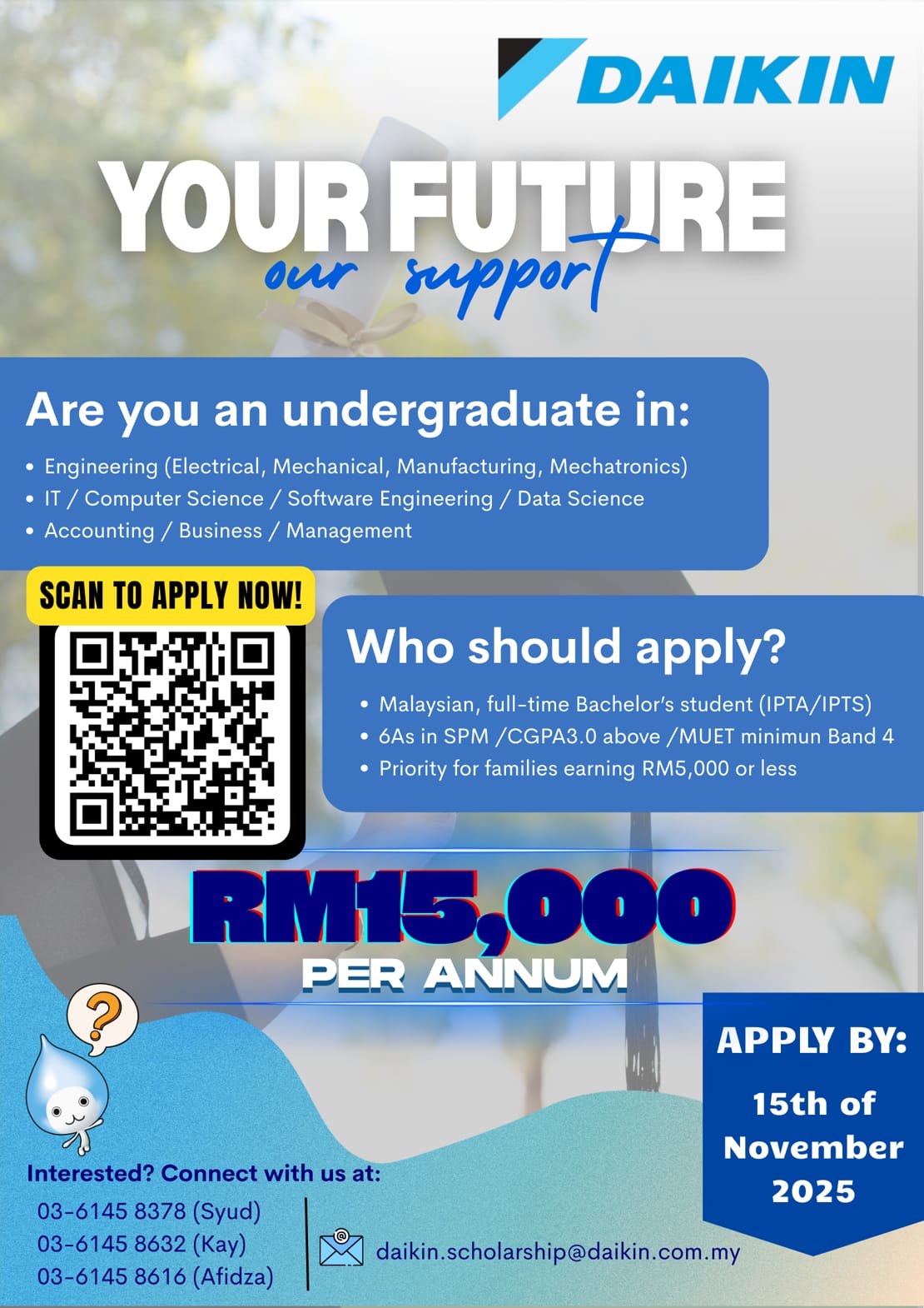 Daikin Malaysia Group Scholarship Programme 2025