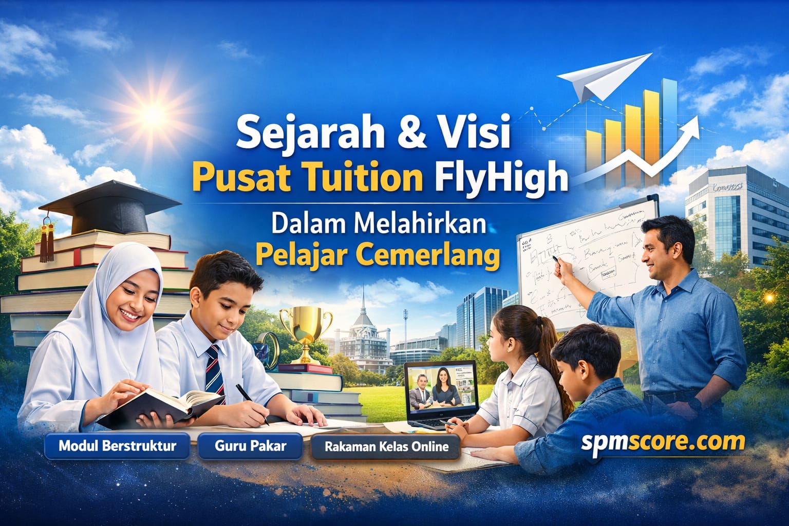 Fly High Education Centre — Sejarah & Visi Dalam Melahirkan Pelajar Cemerlang