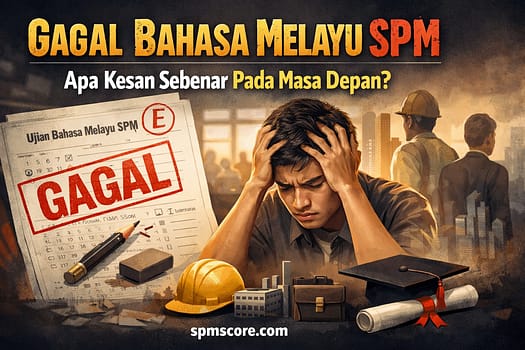 Gagal Bahasa Melayu SPM – Apa Kesan Sebenar Pada Masa Depan