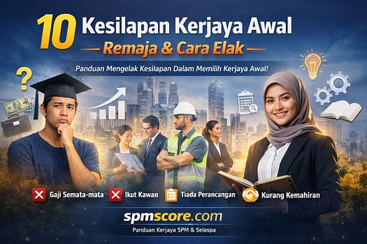 10 Kesilapan Kerjaya Awal Yang Sering Dilakukan Remaja & Cara Elak