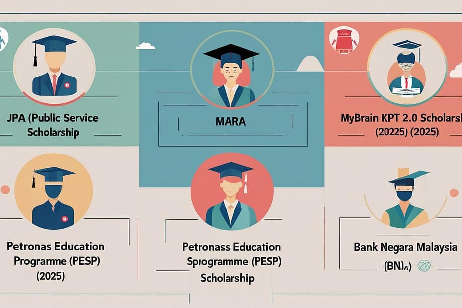 Senarai Biasiswa Terkini di Malaysia 2025 & Cara Memohon